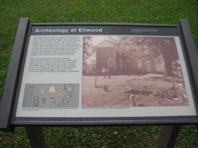 Archeology at Ellwood Marker image. Click for full size.