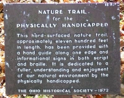 Nature Trail for the Physically Handicapped Marker image. Click for full size.
