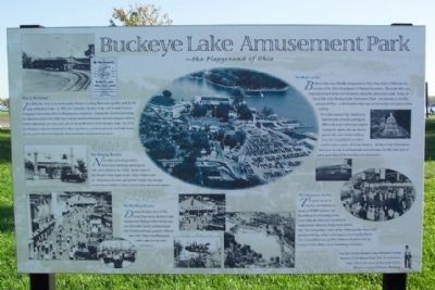 Buckeye Lake Amusement Park Marker. Click for full size. Buckeye Lake Amusement Park Marker image. Click for full size.