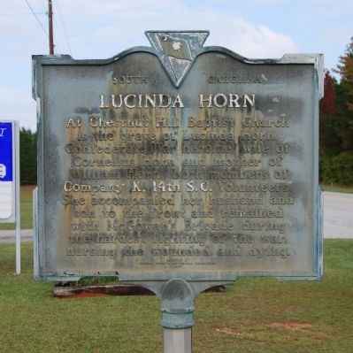 Lucinda Horn Marker. Click for full size. Lucinda Horn Marker image. Click for full size.