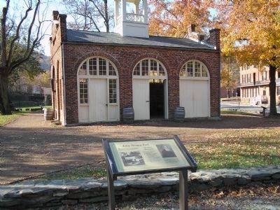 Marker at John Brown Fort. Click for full size. Marker at John Brown Fort image. Click for full size.