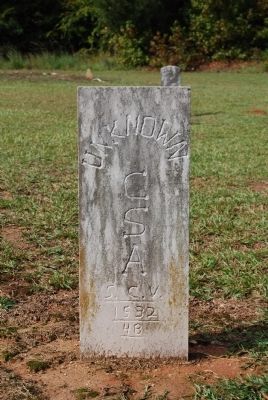 The Unknown Confederate. Click for full size. The Unknown Confederate image. Click for full size.