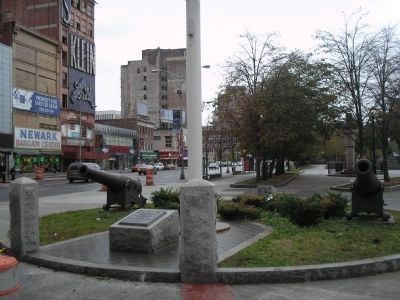 This Liberty Pole Marker at Military Park. Click for full size. This Liberty Pole Marker at Military Park image. Click for full size.