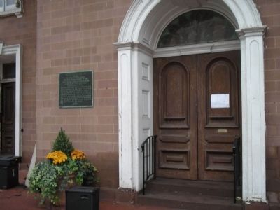 Marker on Broad Street. Click for full size. Marker on Broad Street image. Click for full size.