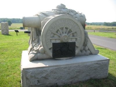 Battery C, Pennsylvania Light Artillery Monument. Click for full size. Battery C, Pennsylvania Light Artillery Monument image. Click for full size.