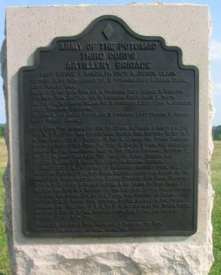 Artillery Brigade Tablet. Click for full size. Artillery Brigade Tablet image. Click for full size.