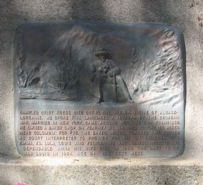 Charles Crist Kress Marker image. Click for full size.
