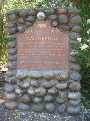 Calaveritas Marker. Click for full size. Calaveritas Marker image. Click for full size.