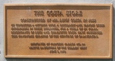 The Costa Store Marker. Click for full size. The Costa Store Marker image. Click for full size.