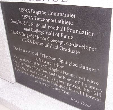 Vice Admiral William Porter Lawrence, USN Marker - 3 image. Click for full size.