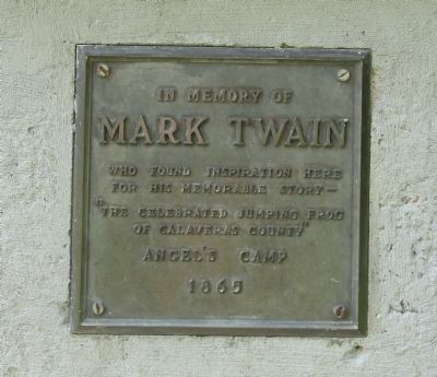 Mark Twain Marker image. Click for full size.