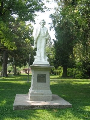 Mark Twain Statue and Marker. Click for full size. Mark Twain Statue and Marker image. Click for full size.