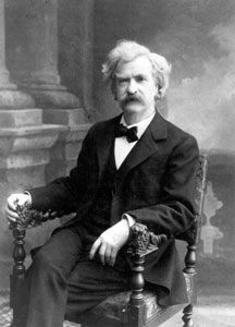 Mark Twain image. Click for more information.