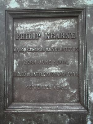 Philip Kearny Marker. Click for full size. Philip Kearny Marker image. Click for full size.