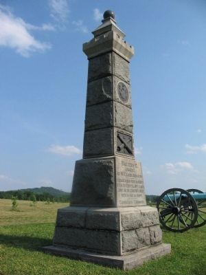 Battery G, 1st N.Y. Light Artillery Monument. Click for full size. Battery G, 1st N.Y. Light Artillery Monument image. Click for full size.