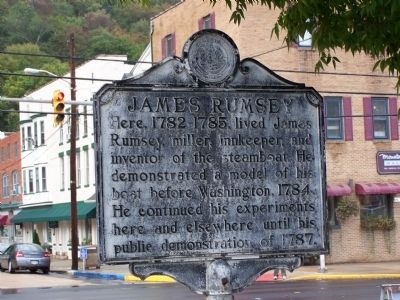 James Rumsey Marker image. Click for full size.