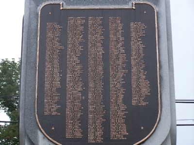 World War II Names (Side B) image. Click for full size.