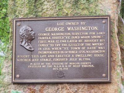 Lot owned by George Washington Marker image. Click for full size.