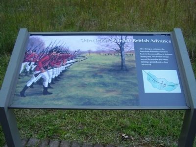 Skirmishers Retreat, British Advance Marker. Click for full size. Skirmishers Retreat, British Advance Marker image. Click for full size.