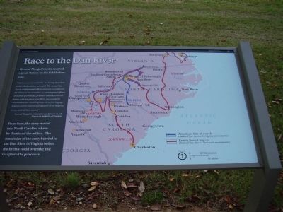 Race to the Dan River Marker image. Click for full size.