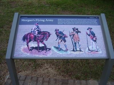 Morgan's Flying Army Marker. Click for full size. Morgan's Flying Army Marker image. Click for full size.