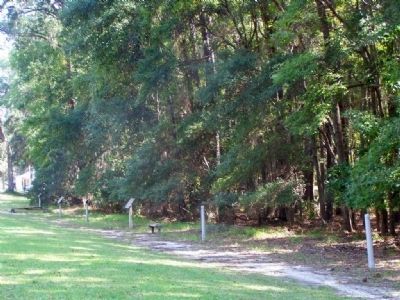 Tom Cat Marker, near the Visitor Center at Fort McAllister image. Click for full size.