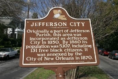 Jefferson City Marker. Click for full size. Jefferson City Marker image. Click for full size.
