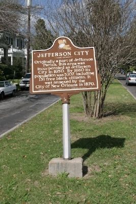 Jefferson City Marker. Click for full size. Jefferson City Marker image. Click for full size.