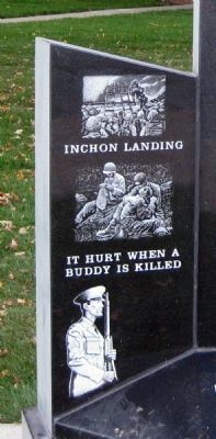 Left Wing - - Whitley County Korean War Memorial Marker image. Click for full size.