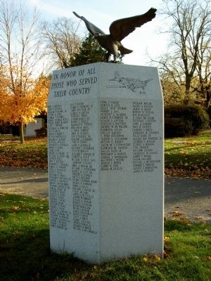 Fairview Cemetery Veterans Monument Marker image. Click for full size.