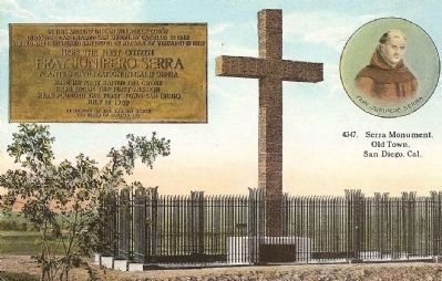 Fray Junipero Serra Monument image. Click for full size.