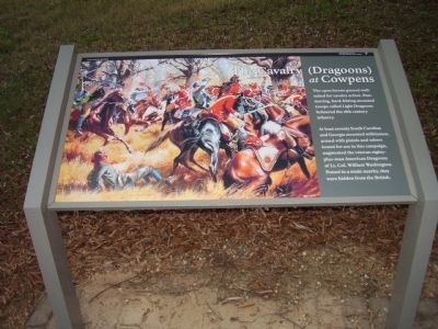 The Cavalry at cowpens Marker. Click for full size. The Cavalry at cowpens Marker image. Click for full size.