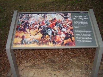 The Cavalry at cowpens Marker image. Click for full size.