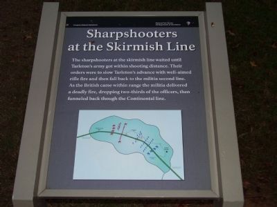 Sharpshooters at the Skirmish Line Marker image. Click for full size.