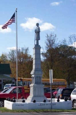 Jerome Township Civil War Memorial. Click for full size. Jerome Township Civil War Memorial image. Click for full size.