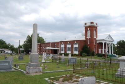 Red Bank Baptist Church and Cemetery image. Click for full size.