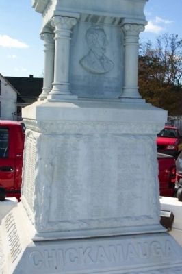 Jerome Township Civil War Memorial North Face image. Click for full size.