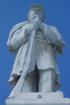 Jerome Township Civil War Memorial Statue image. Click for full size.