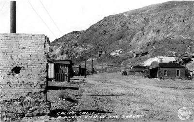 Town of Calico - 1931 image. Click for full size.