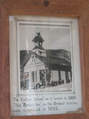 Photo Displayed on the Wall Across from the Marker image. Click for full size.