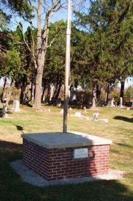 Fairview Cemetery Flag Pole image. Click for full size.