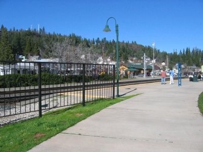 Town of Colfax Looking from the AMTRAK Station image. Click for full size.