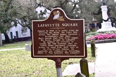 Lafayette Square Marker image. Click for full size.