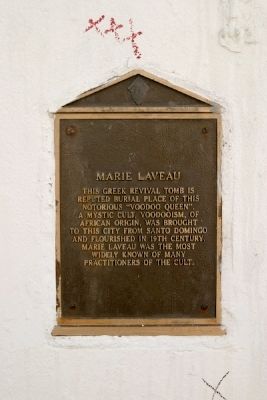 Marie Laveau Marker image. Click for full size.