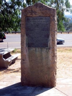 Jackson Marker. Click for full size. Jackson Marker image. Click for full size.