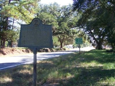 The Confederate Line at Ogeechee Church Marker image. Click for full size.