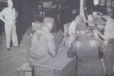 Marker Photo of WWII POWs image. Click for full size.