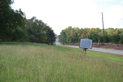 Jacob Odom House Marker Looking West image. Click for full size.