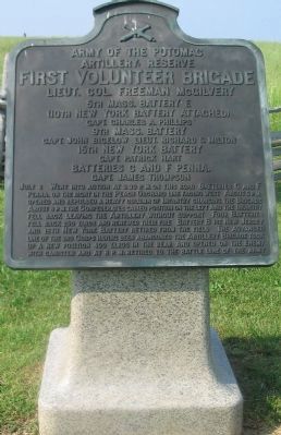 First Volunteer Brigade Tablet. Click for full size. First Volunteer Brigade Tablet image. Click for full size.