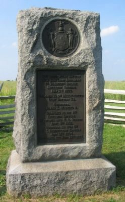 10th Independent Battery New York Light Artillery Monument image. Click for full size.
